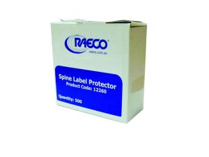 Bcode & Spine Label Protectors 35H X 50W mm DISPENSER BOX GLOSS/PKT 500