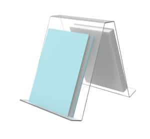 DOUBLE SIDED ACRYLIC EASEL 255 H X 210 W X 310 D MM