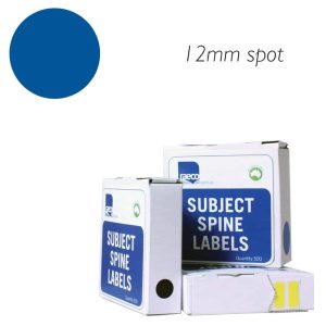 Identification Shape Labels 12 D mm BLUE/PKT 500