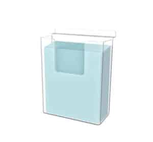 BROCHURE HOLDER FLUSH – DL – ACRYLIC 155 H X 110 W X 38 D MM