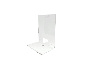 ACRYLIC BOOKEND (FICTION) 180 H X 140 W X 85 D MM