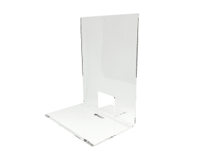 ACRYLIC BOOKEND LARGE 260 H X 205 W X 130 D MM CLEAR