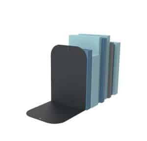 BOOKEND STEEL LARGE [PK=10] 200 H X 140 W X 145 D MM CHARCOAL