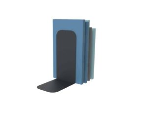 BOOKEND STEEL BIG BOOK [EA] 300 H X 140 W X 195 D MM BLACK