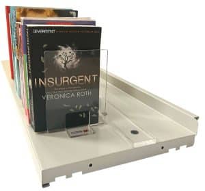 BOOK ALIGNMENT STRIP- LINEA – ACRYLIC FLAT 880L x 55W x 10H